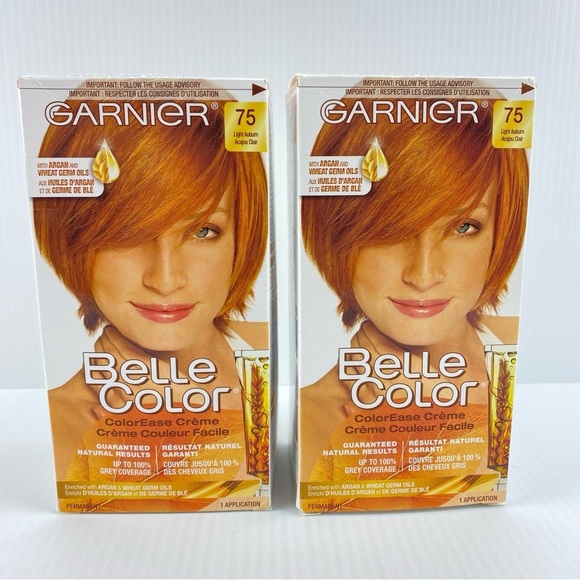 Garnier Belle Color 75 Light Auburn 2 Boxes NEW - Picture 1 of 6